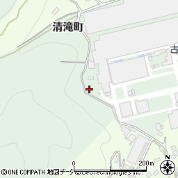 栃木県日光市清滝町周辺の地図