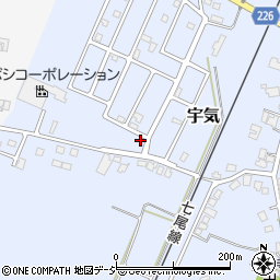 石川県かほく市宇気ツ19-14周辺の地図