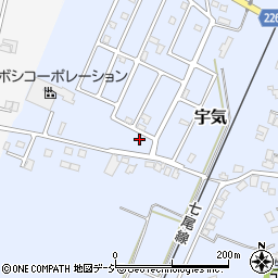 石川県かほく市宇気ツ19-15周辺の地図