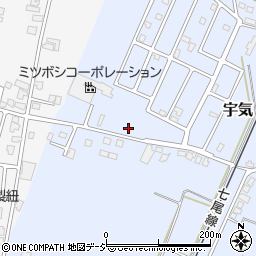 石川県かほく市宇気ツ18-3周辺の地図