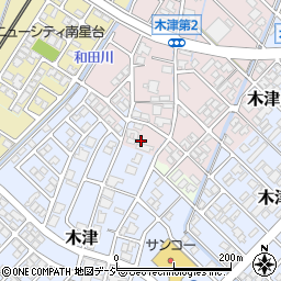 富山県高岡市第二木津191周辺の地図