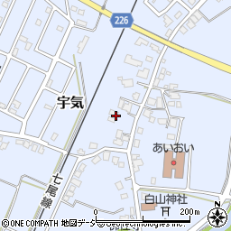 石川県かほく市宇気タ24周辺の地図