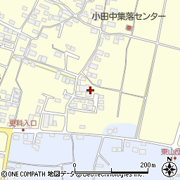長野県中野市小田中周辺の地図