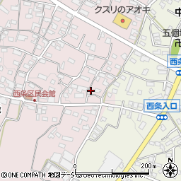 長野県中野市西条851周辺の地図