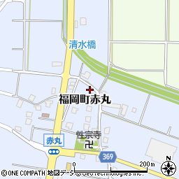 富山県高岡市福岡町赤丸391周辺の地図