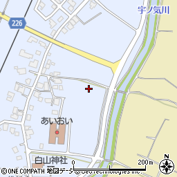 石川県かほく市宇気周辺の地図