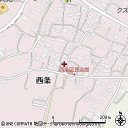 長野県中野市西条687-1周辺の地図