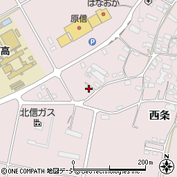 長野県中野市西条578周辺の地図