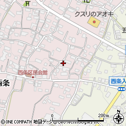 長野県中野市西条828周辺の地図