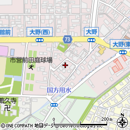 富山県高岡市大野126周辺の地図