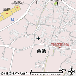 長野県中野市西条660-1周辺の地図