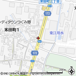 富山県富山市米田町周辺の地図