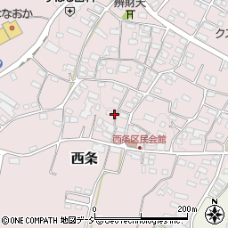 長野県中野市西条689周辺の地図