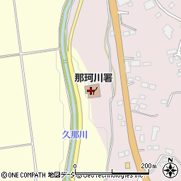 那珂川消防署周辺の地図
