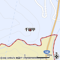 長野県北安曇郡小谷村千国甲周辺の地図