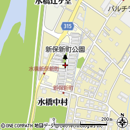 富山県富山市水橋新保新町周辺の地図