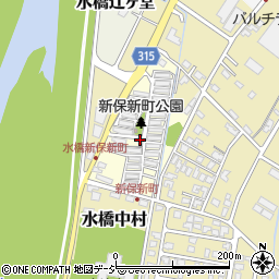 富山県富山市水橋新保新町周辺の地図