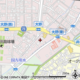 富山県高岡市大野153周辺の地図