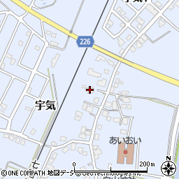 石川県かほく市宇気タ12周辺の地図