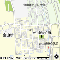 富山県富山市金山新東581周辺の地図
