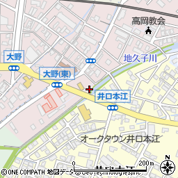 富山県高岡市野村34周辺の地図