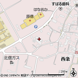 長野県中野市西条583周辺の地図
