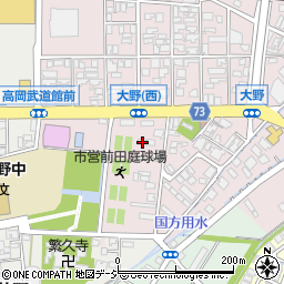 富山県高岡市大野106周辺の地図