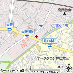 デイリーヤマザキ高岡野村店周辺の地図