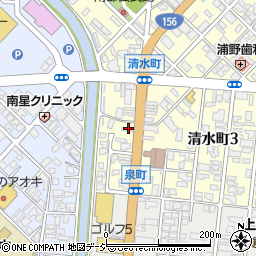 たまいクリーニング店周辺の地図