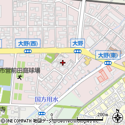 富山県高岡市大野122周辺の地図