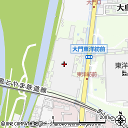 東洋紡株式会社庄川工場周辺の地図