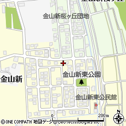 富山県富山市金山新東616周辺の地図