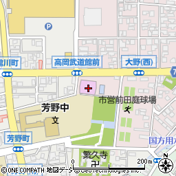 富山県高岡市前田町周辺の地図