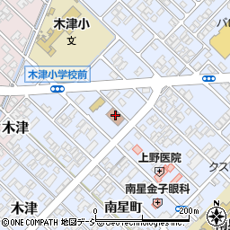 木津公民館周辺の地図