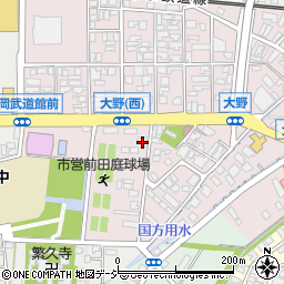 富山県高岡市大野105周辺の地図