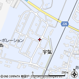 石川県かほく市宇気ツ33-3周辺の地図