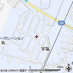 石川県かほく市宇気ツ33-27周辺の地図