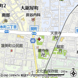 富山県高岡市関町周辺の地図