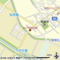 JA下村支店前周辺の地図