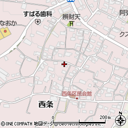 長野県中野市西条693周辺の地図