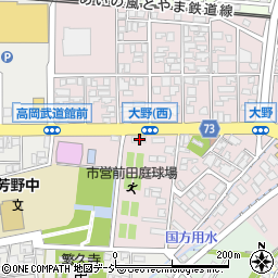 富山県高岡市大野103周辺の地図