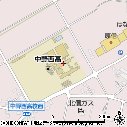 長野県中野市西条544周辺の地図