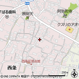 長野県中野市西条793周辺の地図