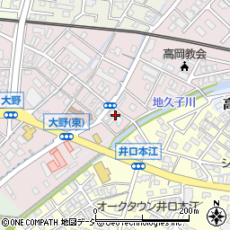 富山県高岡市野村42周辺の地図