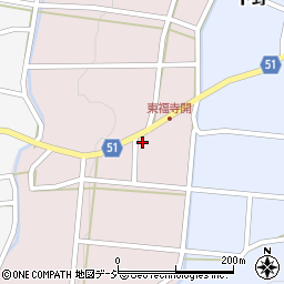 富山県滑川市東福寺開187周辺の地図