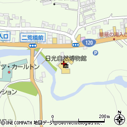 奥日光インフォメーションセンター周辺の地図