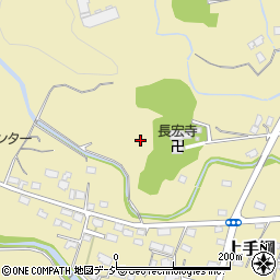 茨城県高萩市上手綱周辺の地図