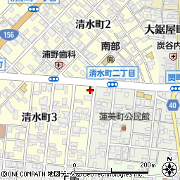 ファミリーマート高岡清水町店周辺の地図