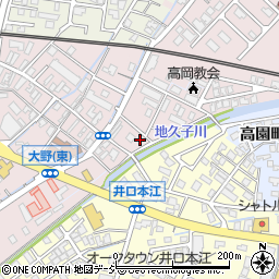 富山県高岡市野村52周辺の地図