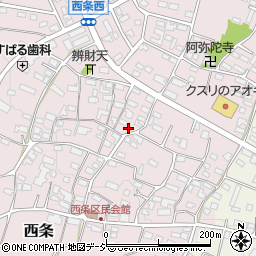 長野県中野市西条725周辺の地図